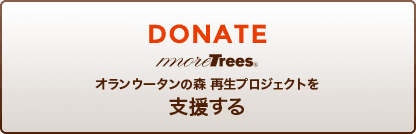 オラウータンの森 再生プロジェクトを支援する